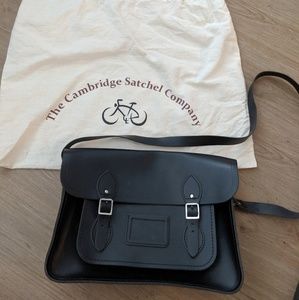 14 inch Black Satchel